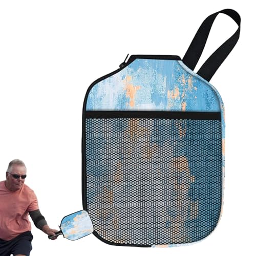 Geteawily Pickleball-Paddel-Abdeckung, Pickleball-Abdeckungen für Paddel - Pickleball-Schläger-Ärmeltasche,Pickleball Paddel-Abdeckung, Ballhalter-Organizer-Tasche, passend für die meisten Schläger von Geteawily