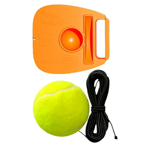 Geteawily Tennis-Rebounder-Trainer,Tennisball-Trainer | Tragbarer Tennis-Trainings-Rebounder - Leichter Tennistrainer-Rebound-Ball mit Saitenball, tragbares Tennis-Trainingsgerät von Geteawily