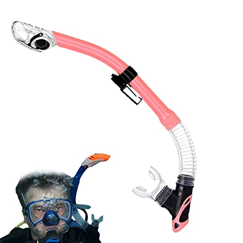 Trockener Schnorchel – Atemventil Tube Schnorcheln Easy-Breath Free Diving Schnorchel | Schwimmer Schnorchel Tube Tauchen Training Geteawily von Geteawily