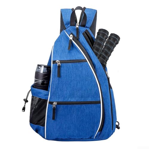 Gettimore Anspruchsvoller, wasserabweisender Tennis-Rucksack, perfekt geeignet für ernsthafte Spieler von Pickleball- oder Badminton-Sportarten, Blau von Gettimore