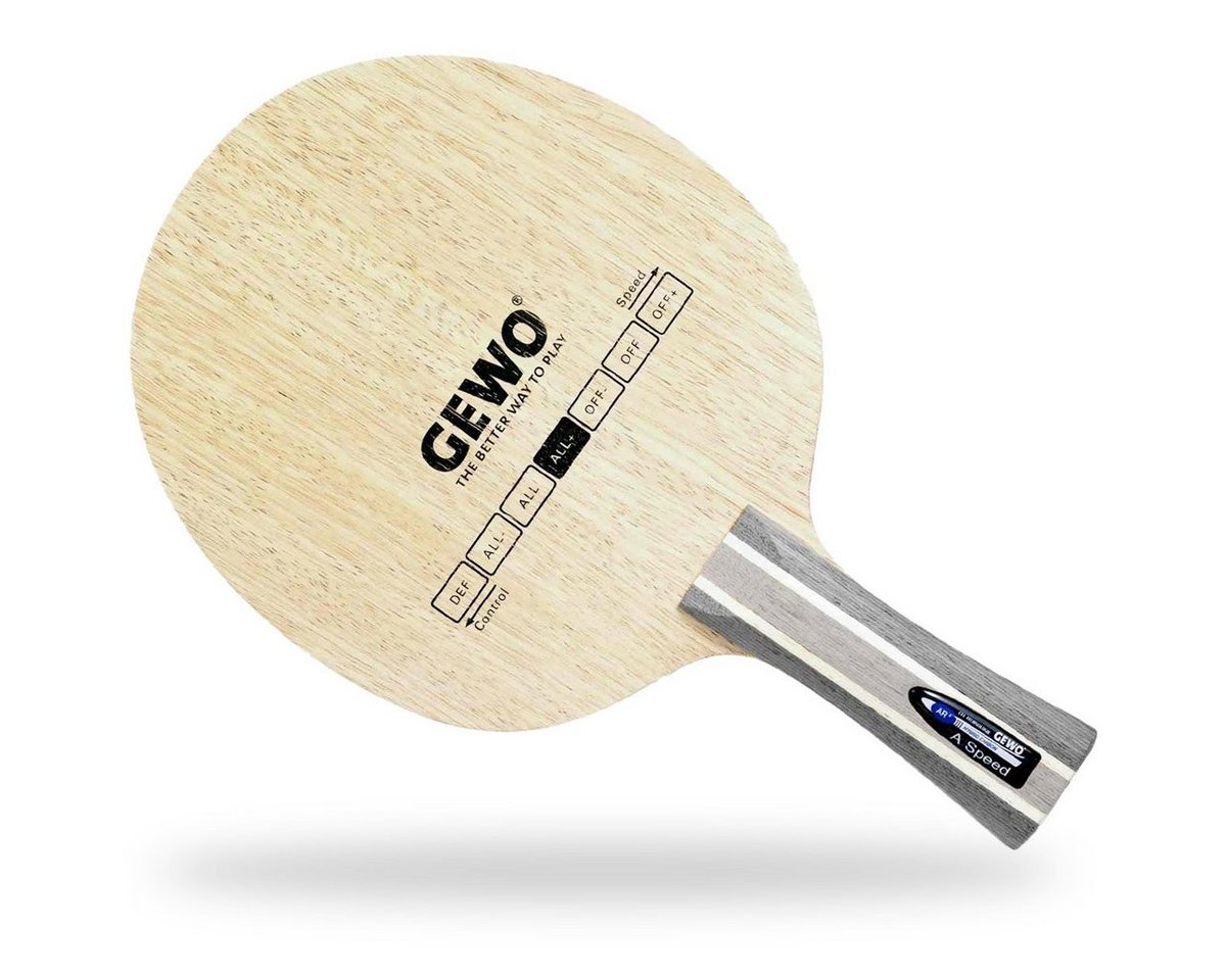 Gewo Tischtennisschläger Gewo Holz Hybrid Carbon A/Speed All+ von Gewo