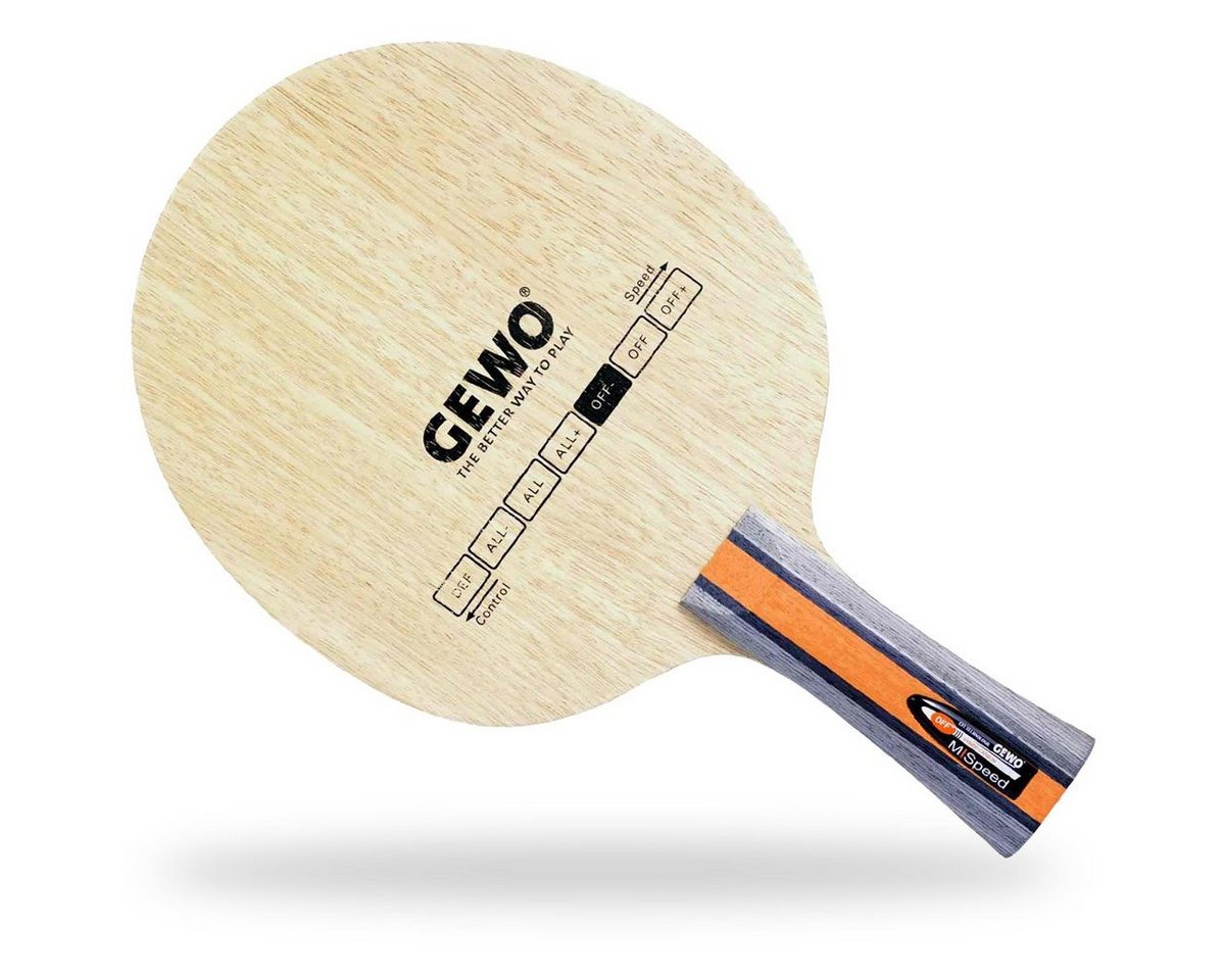 Gewo Tischtennisschläger Gewo Holz Hybrid Carbon M/Speed Off- von Gewo