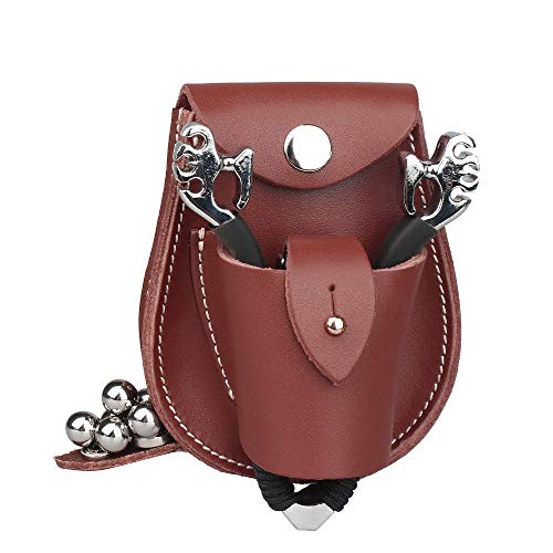 Gexgune Jagd Katapult Leder Slingshot Munition Kugeln Tasche Tasche Fall für Starke Starke Angeln Katapult(Munition und Schleuder Nicht enthalten) Gexgune Jagd Katapult Leder Slingshot Munition Kugeln Tasche Tasche Fall für Starke Starke Angeln Katapult(Munition und Schleuder Nicht enthalten) von Gexgune