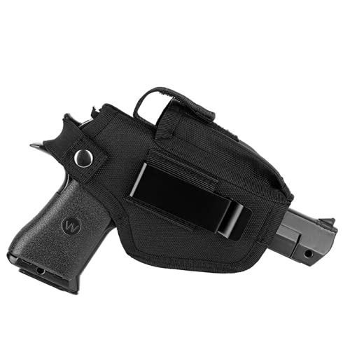 Gexgune Jagdartikel Pistolenhalfter für verdeckte Tragepistole Airsoft-Waffentasche für S & W M & P Shield Alle ähnlich großen Handfeuerwaffen für die rechte Linke Hand ziehen Gexgune Jagdartikel Pistolenhalfter für verdeckte Tragepistole Airsoft-Waffentasche für S & W M & P Shield Alle ähnlich großen Handfeuerwaffen für die rechte Linke Hand ziehen von Gexgune