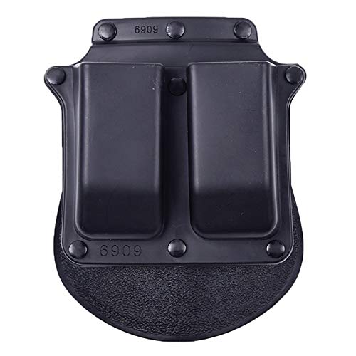 Gexgune Neues taktisches Jagdzubehör für die rechte Gürtelpistole Doppelmagazinholster 6909 für WP99 Airsoft CQB von Gexgune