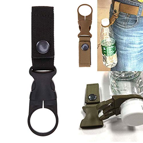 Gexgune Outdoor Abnehmbare Nylon Gurtschnalle Wasserflaschenhalter Clip Klettern Karabiner Gürtel Rucksack Haken für die Jagd Klettern von Gexgune