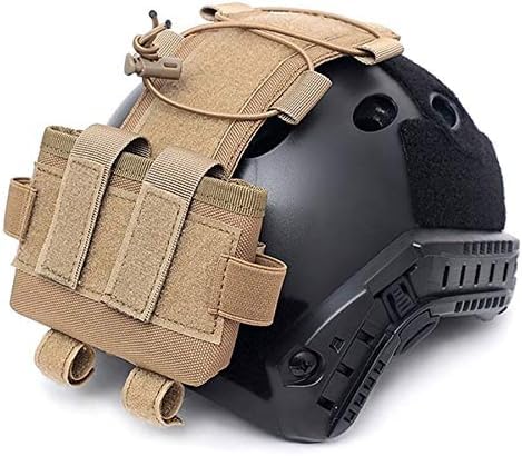 Gexgune Tactical MK2 Helmbatterieetui Helmzubehörtasche Multifunktions-Balance-Gewichtstasche für Fast Helmet Military Battery Pouch von Gexgune