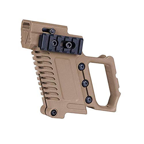 Gexgune Tactical Pistole Karabiner Kit Quick Reload für G1ock G17 G18 G19 Serie Ladeausrüstung (2 Colros optional) von Gexgune