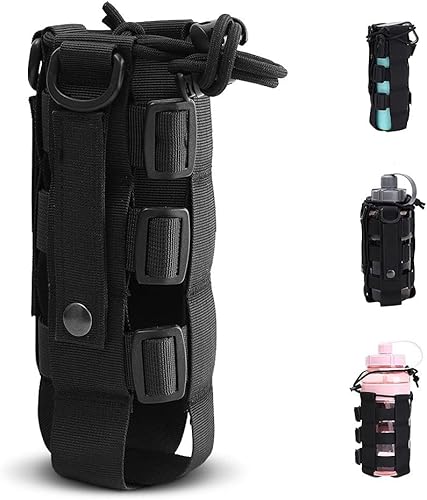 Gexgune Taktisch verstellbare Molle Wasserflasche Beutel Holster Träger Militärische Wasserflasche Wasserkocher Tasche Camping Wandern Reise Kit Gexgune Taktisch verstellbare Molle Wasserflasche Beutel Holster Träger Militärische Wasserflasche Wasserkocher Tasche Camping Wandern Reise Kit von Gexgune