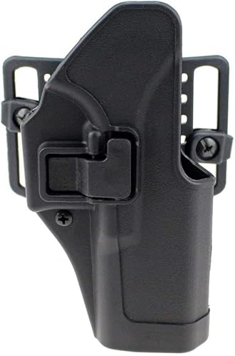 Gexgune Taktische rechte Hand CQC Pistole Holster militärische Concealment Taille Gürtel Loop Paddle Holster für G17 19 22 23 31 von Gexgune