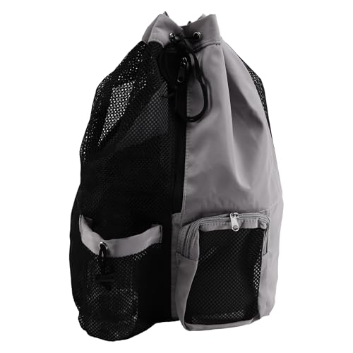 Ggnaxivs Sporttasche für Schwimmbad, Sport, Strand, Netz-Rucksack mit Kordelzug für Männer und Frauen, Schwimmer, Trainingsausrüstung, Tasche, von Ggnaxivs