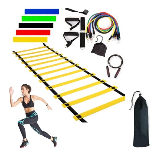 Agility Training Poles Equipment | Agility Ladder Poles | Telescoping Soccer Agility Training Poles | Ideal for Obstacle Courses, Sports Training and Skill Development von Ghjkldha