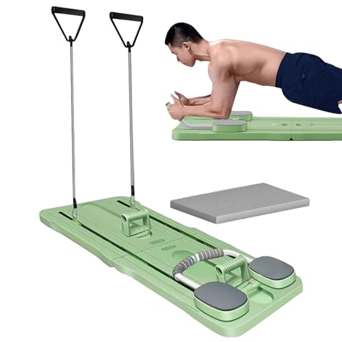 Bauchbrett Pilates | Pilates Bauchtrainer | Plank-Trainer-Board | Großes tragendes Pilates-Board mit 41,34 x 15,75 Zoll zum Trainieren von Gleichgewichtsfähigkeit, Kernkraft und Gluteus Maximus von Ghjkldha