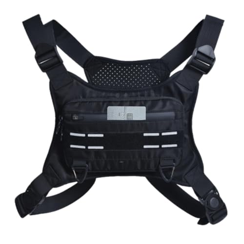 Brusttaschen | Brustbeutel | Verstellbare Brustweste, verstellbare, atmungsaktive Laufweste für Bergsteigen, Radfahren, Männer und Frauen, atmungsaktive Laufausrüstung, Bergsteiger-Brusttasche Brusttaschen | Brustbeutel | Verstellbare Brustweste, verstellbare, atmungsaktive Laufweste für Bergsteigen, Radfahren, Männer und Frauen, atmungsaktive Laufausrüstung, Bergsteiger-Brusttasche von Ghjkldha