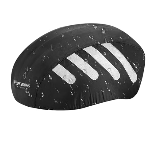 Helmüberzüge für Erwachsene – Reflektierende Helme, Regenschutz, hohe Sichtbarkeit, wasserdicht, Fahrradhelme, Regenschutz, winddicht, staubdicht, atmungsaktiv von Ghjkldha