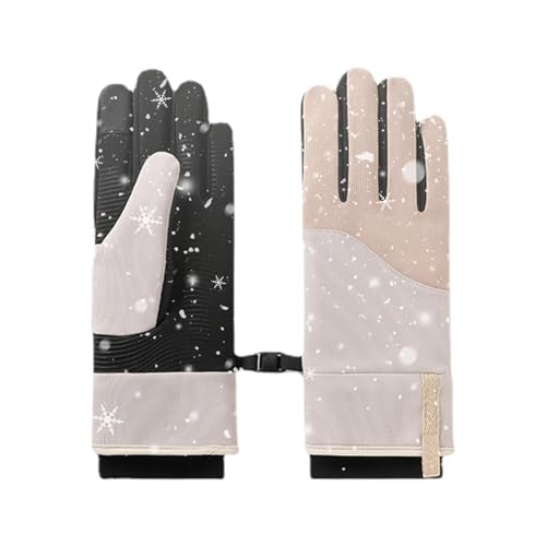 Wintersport Laufhandschuhe | Thermo Handhandschuhe | Weiche und elastische Gartenhandschuhe | Thermo Handschutz beim Fahren von Ghjkldha