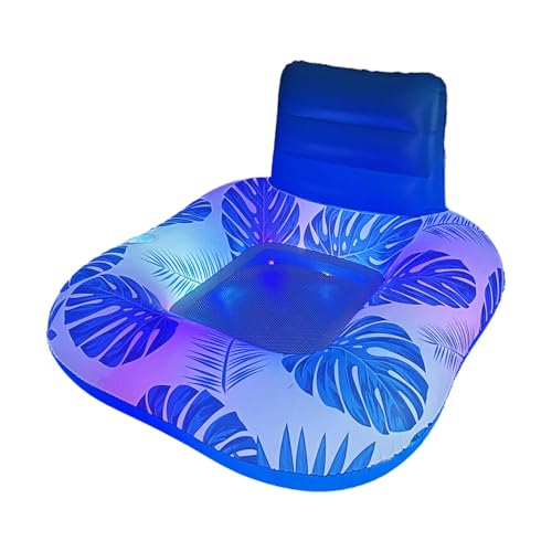 Pool Floating Bed Floating Pool Toys Breathable Swimming Floating Mat Lightweight Water Hammock Glow Water Mat Glow Pool Accessories Hammock Float For Pool Floating Hammock For Swimming von Ghjkldha