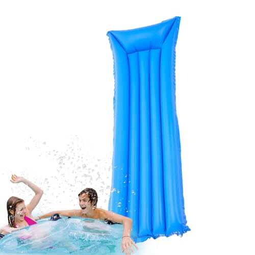 Poolflöße für Erwachsene, PVC, dickes aufblasbares Floß für Erwachsene, schwimmendes Bett auf Wasser, 175 x 45 cm, faltbares Floß, leichtes Sonnenbaden, Pool-Lounge-Floß, Floatie-Spielzeug für von Ghjkldha