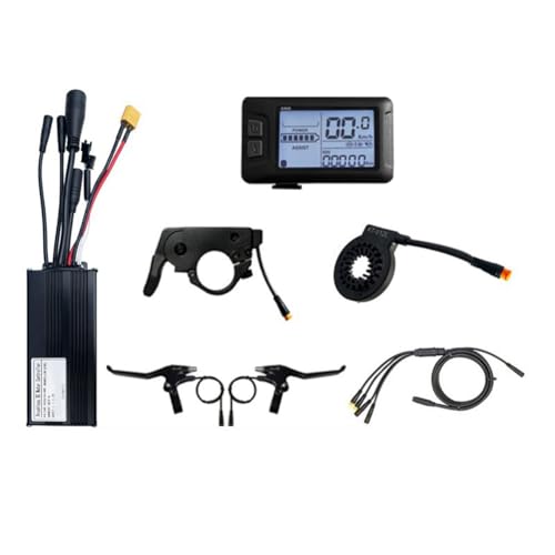 Ghnbajzls 1Set 36/48V Fahrrad-Lithiumbatterie-Modifikationszubehör, Kleines Kit EN05 LCD-Messgerät 30A 1000W, Vollständig Wasserdicht von Ghnbajzls