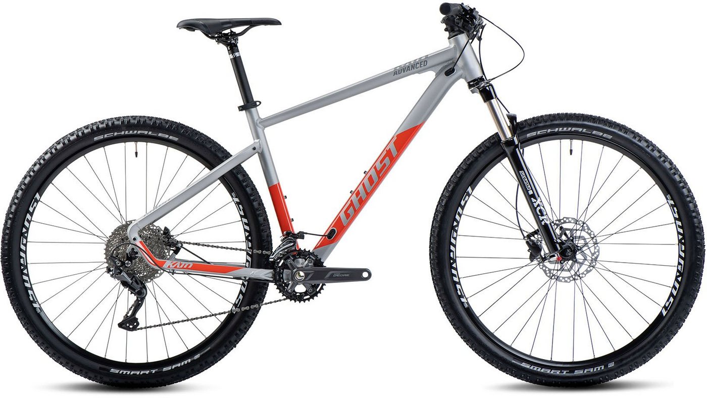 Ghost Mountainbike Kato Advanced 27.5 AL, 10 Gang microSHIFT Adventix Schaltwerk, Kettenschaltung, für Damen und Herren, Kettenschaltung von Ghost