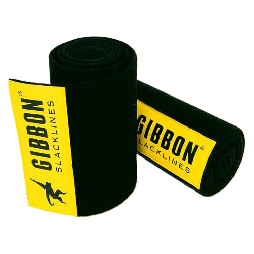 Gibbon Slacklines Baumschutz Gibbon Slacklines Treewear, Baumschutz, schwarzer Filz mit Klettverschluss mit gelbem Logo, Länge: 100 cm, Breite: 16 cm, Schutz für Band und Baum, schwarz, S, 18097 Gibbon Slacklines Baumschutz Gibbon Slacklines Treewear, Baumschutz, schwarzer Filz mit Klettverschluss mit gelbem Logo, Länge: 100 cm, Breite: 16 cm, Schutz für Band und Baum, schwarz, S, 18097 von GIBBON