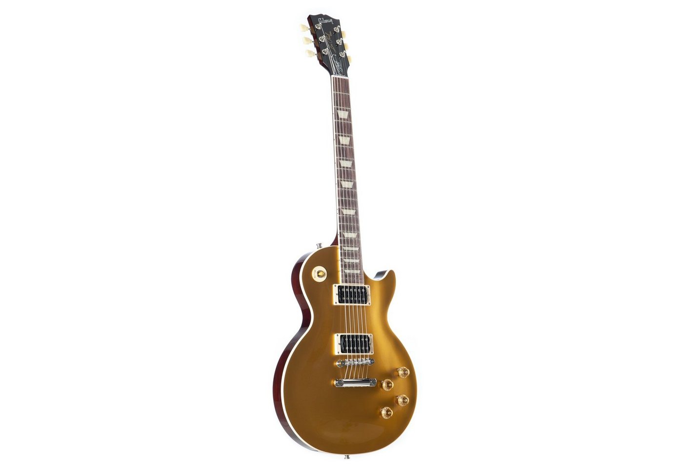 Gibson E-Gitarre, E-Gitarren, Single Cut Modelle, Slash "Victoria" Les Paul Standard Goldtop - Single Cut E-Gitarre Gibson E-Gitarre, E-Gitarren, Single Cut Modelle, Slash "Victoria" Les Paul Standard Goldtop - Single Cut E-Gitarre von Gibson