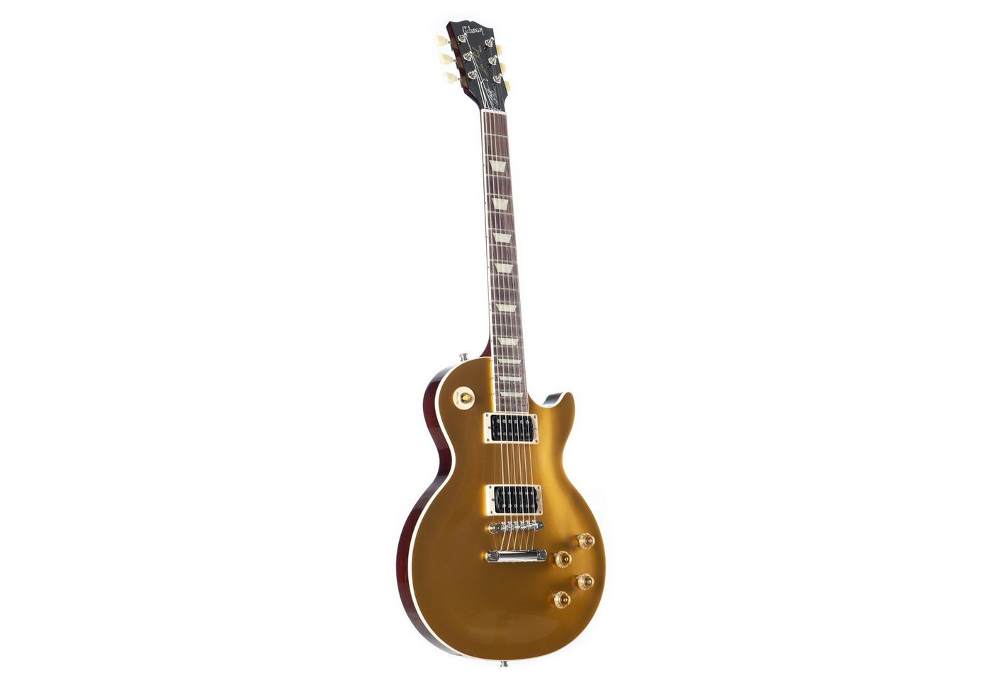 Gibson E-Gitarre, E-Gitarren, Single Cut Modelle, Slash "Victoria" Les Paul Standard Goldtop - Single Cut E-Gitarre von Gibson