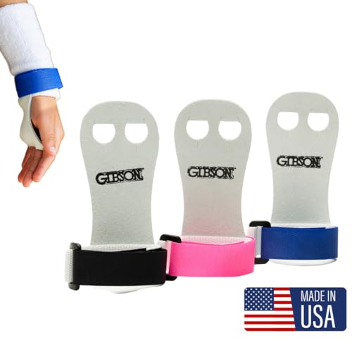 Gibson Rainbow Gymnastik Palm Grips, GR-3430C/BL, Weiß/Schwarz, L Gibson Rainbow Gymnastik Palm Grips, GR-3430C/BL, Weiß/Schwarz, L von Gibson