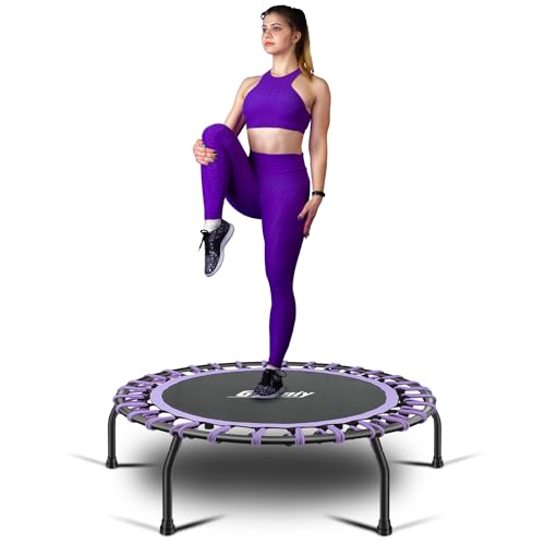 Gielmiy Fitness-Trampolin Ø ca 101cm,mit verstellbarem Lenker Fitness Rebounder für Indoor-Fitness, Bungee-Seil-Design-System, Die Beste Wahl für Aerobic-Training, Nutzergewicht bis 150kg Gielmiy Fitness-Trampolin Ø ca 101cm,mit verstellbarem Lenker Fitness Rebounder für Indoor-Fitness, Bungee-Seil-Design-System, Die Beste Wahl für Aerobic-Training, Nutzergewicht bis 150kg von Gielmiy