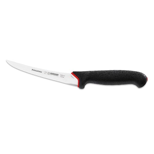 Giesser seit 1776 - Made in Germany - Ausbeinmesser rutschfest PrimeLine, 15 cm Klinge sehr flexibel, gebogen, schwarz, scharfes Metzgermesser spülmaschinenfest, rostfrei Giesser seit 1776 - Made in Germany - Ausbeinmesser rutschfest PrimeLine, 15 cm Klinge sehr flexibel, gebogen, schwarz, scharfes Metzgermesser spülmaschinenfest, rostfrei von Giesser