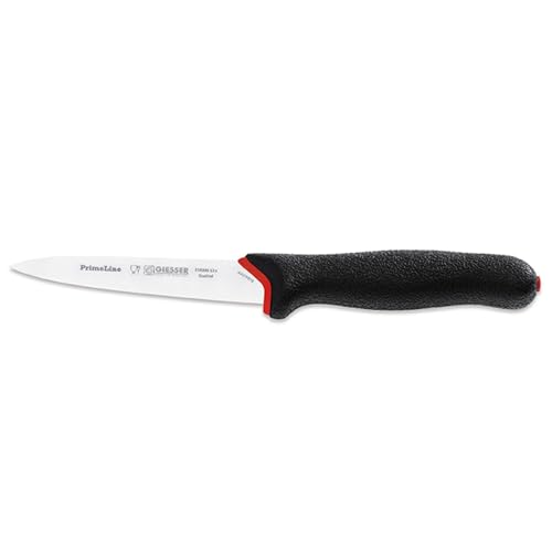 Giesser seit 1776 - Made in Germany - Allzweckmesser 13 cm PrimeLine, schwarz, rostfrei, spülmaschinenfest, scharfes Küchenmesser rutschfest, mittelspitz Giesser seit 1776 - Made in Germany - Allzweckmesser 13 cm PrimeLine, schwarz, rostfrei, spülmaschinenfest, scharfes Küchenmesser rutschfest, mittelspitz von Giesser