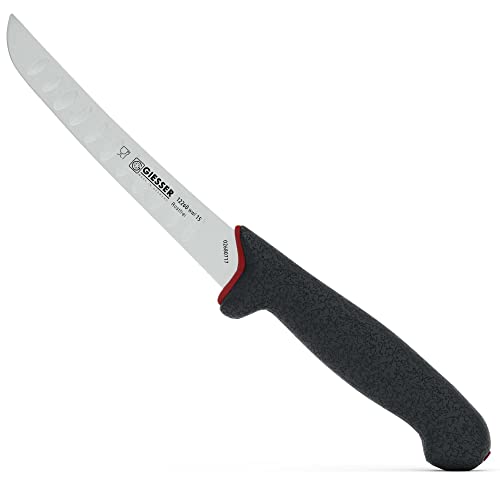 Giesser seit 1776 - Made in Germany - Ausbeinmesser rutschfest PrimeLine, Klinge mit Kullen 15 cm, schwarz, scharfes Metzgermesser spülmaschinenfest, rostfrei Giesser seit 1776 - Made in Germany - Ausbeinmesser rutschfest PrimeLine, Klinge mit Kullen 15 cm, schwarz, scharfes Metzgermesser spülmaschinenfest, rostfrei von Giesser