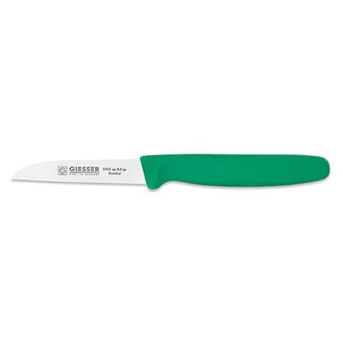 Giesser seit 1776 - Made in Germany - Gemüsemesser grün, Klinge 8 cm, rutschfest, kleines Küchenmesser spülmaschinenfest, rostfrei Giesser seit 1776 - Made in Germany - Gemüsemesser grün, Klinge 8 cm, rutschfest, kleines Küchenmesser spülmaschinenfest, rostfrei von Giesser