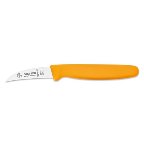 Giesser seit 1776 - Made in Germany - Tourniermesser orange, Klinge 6 cm, rutschfest, scharfes Schälmesser spülmaschinenfest, rostfrei Giesser seit 1776 - Made in Germany - Tourniermesser orange, Klinge 6 cm, rutschfest, scharfes Schälmesser spülmaschinenfest, rostfrei von Giesser