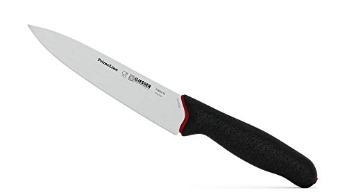 Giesser seit 1776 - Made in Germany - Tranchiermesser 18 cm PrimeLine, schwarz, rostfrei, spülmaschinenfest, scharfes schmales Kochmesser rutschfest Giesser seit 1776 - Made in Germany - Tranchiermesser 18 cm PrimeLine, schwarz, rostfrei, spülmaschinenfest, scharfes schmales Kochmesser rutschfest von Giesser