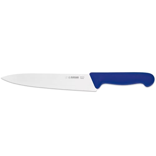 Giesser seit 1776 - Made in Germany - Tranchiermesser blau, Basic Blue, Klinge 20 cm, rutschfest, schmales Kochmesser spülmaschinenfest, rostfrei Giesser seit 1776 - Made in Germany - Tranchiermesser blau, Basic Blue, Klinge 20 cm, rutschfest, schmales Kochmesser spülmaschinenfest, rostfrei von Giesser
