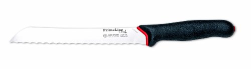 Giesser seit 1776 - Made in Germany - scharfes Brotmesser rutschfest PrimeLine, 24 cm Klinge mit Wellenschliff, schwarz, rostfrei, spülmaschinenfest Giesser seit 1776 - Made in Germany - scharfes Brotmesser rutschfest PrimeLine, 24 cm Klinge mit Wellenschliff, schwarz, rostfrei, spülmaschinenfest von Giesser