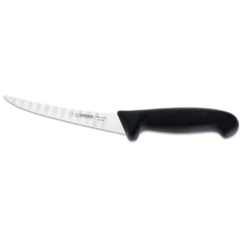 Johannes Giesser Messerfabrik Ausbeinmesser mit Kullenschliff Messer, Grau, 15 cm Johannes Giesser Messerfabrik Ausbeinmesser mit Kullenschliff Messer, Grau, 15 cm von Giesser