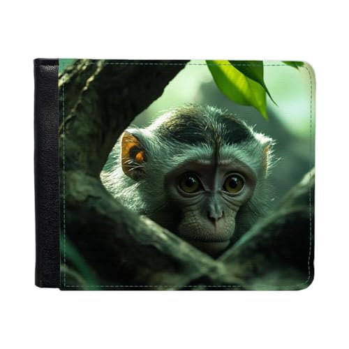 Giftoyo Animal Monkey Geldbörse für Herren, mehrfarbig, Einheitsgröße von Giftoyo