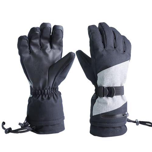 Gigicial Winterhandschuhe, wasserdichte und Winddichte Touchscreen-Handschuhe zum Laufen, Fahren, Reiten, Spazierengehen, Wandern, Outdoor-Sport, tägliche Arbeit (XL) von Gigicial