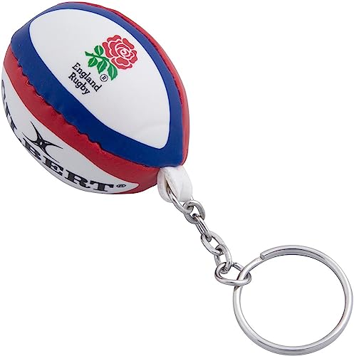 Gilbert Unisex England Rugby Ball Schlüsselanhänger, Mehrfarbig, One Size Gilbert Unisex England Rugby Ball Schlüsselanhänger, Mehrfarbig, One Size von Gilbert