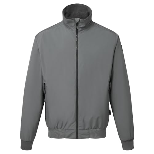 Gill Crew Jacke ? Wasserdicht, thermisch, atmungsaktiv mit PFAS-freier, wasserabweisender Oberfläche (Ash, L) von Gill