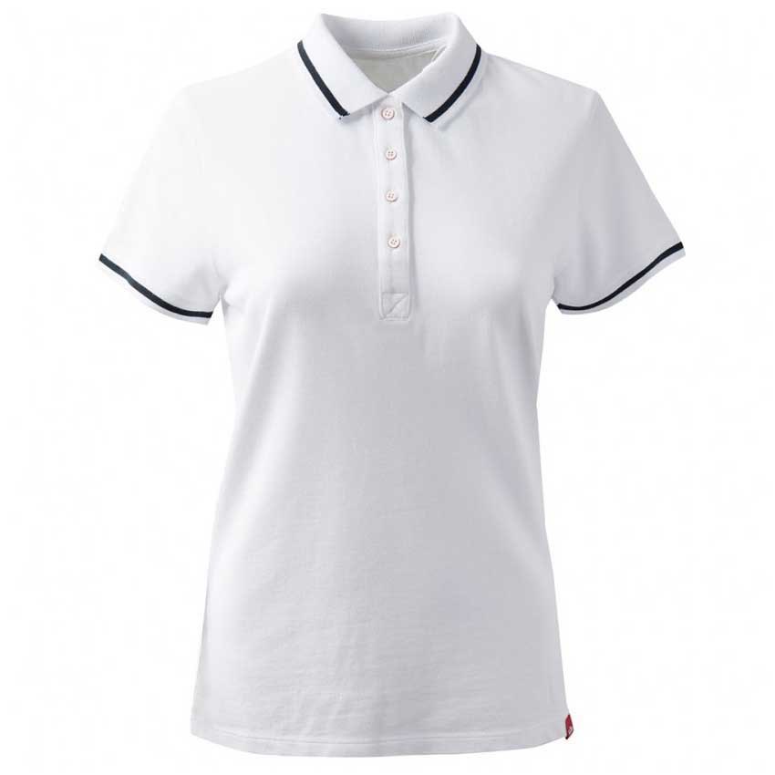 Gill Crew Short Sleeve Polo Weiß 40 Frau von Gill