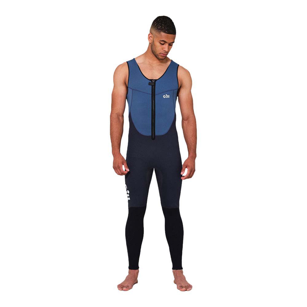 Gill Dynamic Long John Kids Neoprene Wetsuit Blau 14-15 Years von Gill