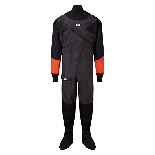 Gill Junior Drysuit Dry Suit Schwarz 4804J - Bequemer Interne Zahnspange Wasserdicht Spritzwasser - Unisex Gill Junior Drysuit Dry Suit Schwarz 4804J - Bequemer Interne Zahnspange Wasserdicht Spritzwasser - Unisex von Gill