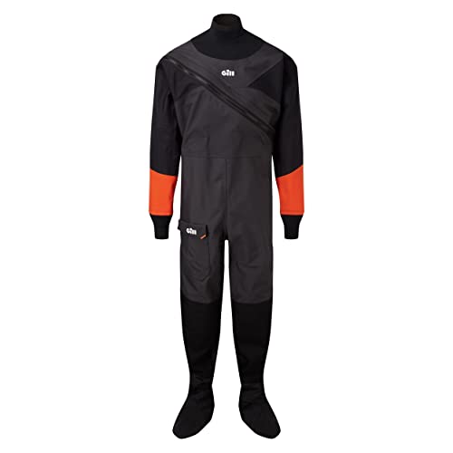 Gill Junior Drysuit Dry Suit Schwarz 4804J - Bequemer Interne Zahnspange Wasserdicht Spritzwasser - Unisex Gill Junior Drysuit Dry Suit Schwarz 4804J - Bequemer Interne Zahnspange Wasserdicht Spritzwasser - Unisex von Gill