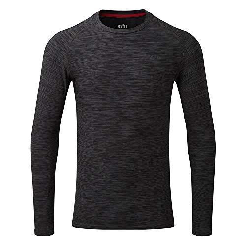 Gill Mens Crew Neck Basisschicht für das Segeln und Skifahren - Esche - Leichte thermische Materialien Leichtes Stretch von Gill