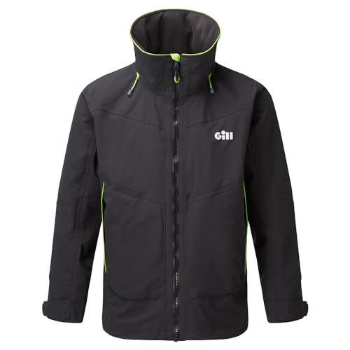 Gill Mens OS3 Men's Coastal Jacket OS32J-GRA01 - Graphite Mens Size - XL von Gill