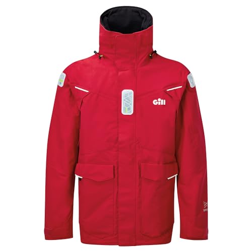 Gill OS2 Offshore/Coastal Sailing Jacket 2022 - Red OS25J S Gill OS2 Offshore/Coastal Sailing Jacket 2022 - Red OS25J S von Gill