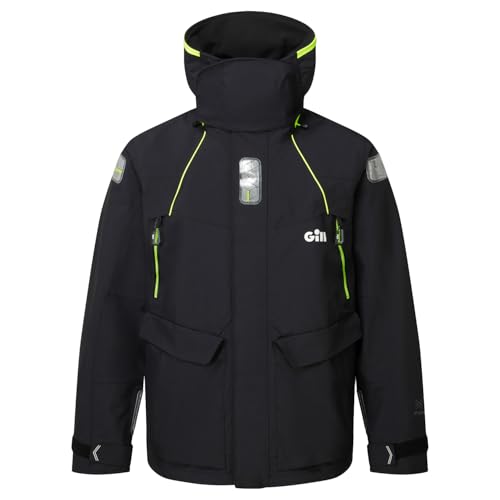 Gill OS2 Offshore/Coastal Sailing Jacket - Black OS26J 3XL von Gill